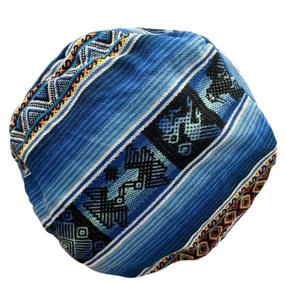 Unbranded Lightweight Peruvian BOHO Blue Colorful Tribal Aztec Crossbody Purse - Picture 2 of 12